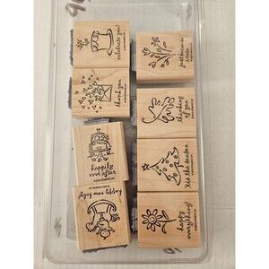 Stampin Up Greetings Galore set vintage